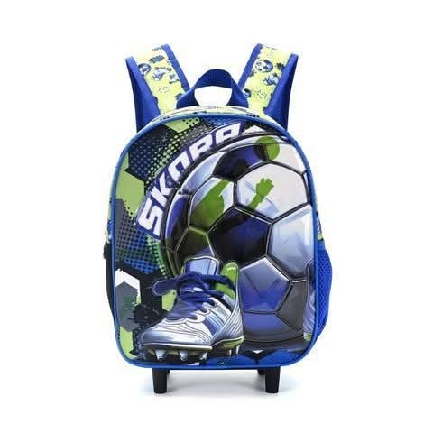 Producto - MOCHILA 12" CON CARRO FUTBOL BOTIN SKORA