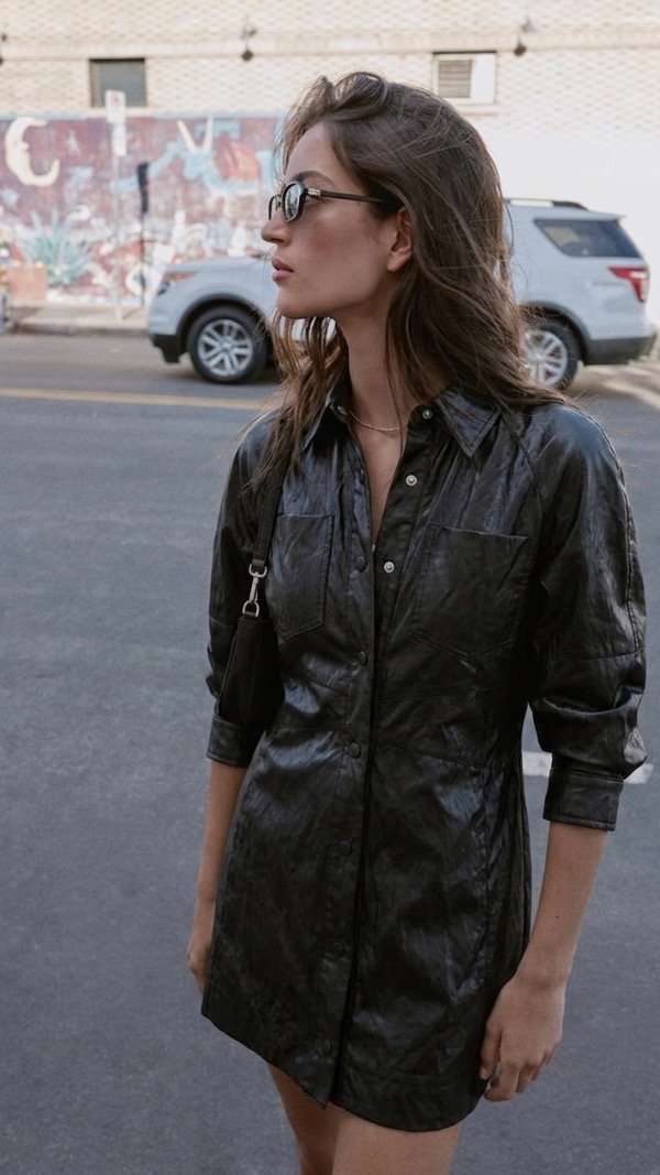 Producto - Vestido cuero sintético Zara