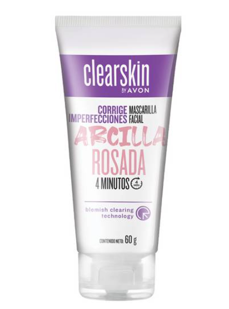 Producto - Mascarilla Facial de Arcilla Rosada - Clearskin Core