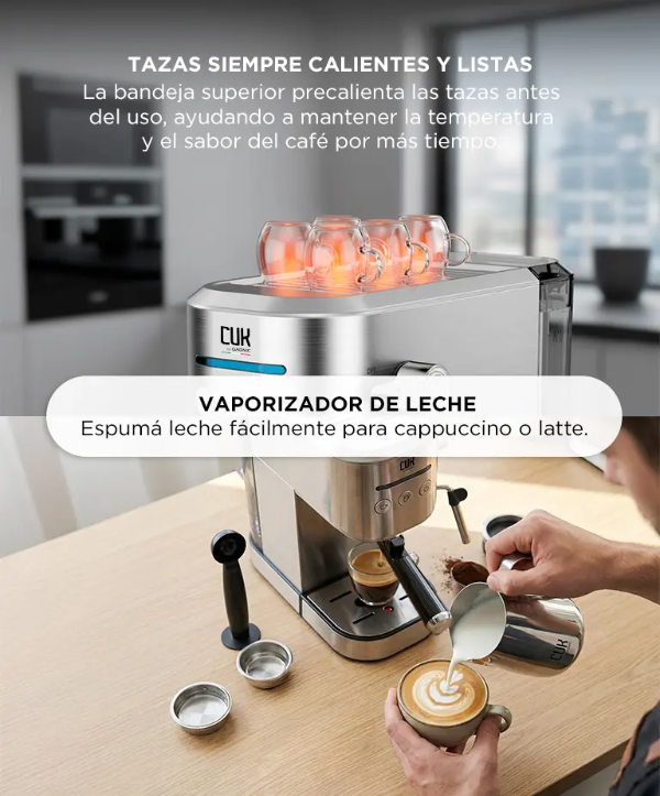 Producto - Cafetera Espresso 20 Bar 3 En 1 Cápsulas Café Molido Jarrito -Gadnic (Cafexp42) - 3