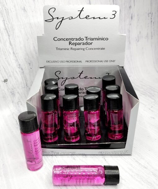 Producto - Ampollas Reparadora Concentrado Triamínico - x10ml - System 3