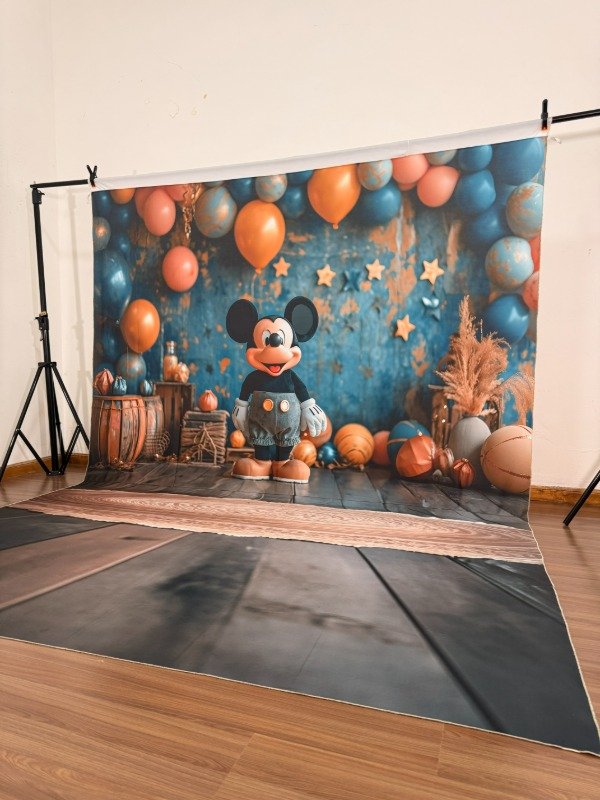 Mickey Celebration Blue and Orange