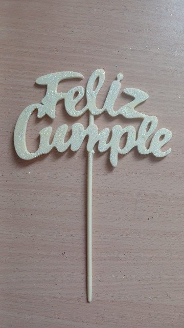 Producto - Topper Gibreado "FC" Pastel Amarillo