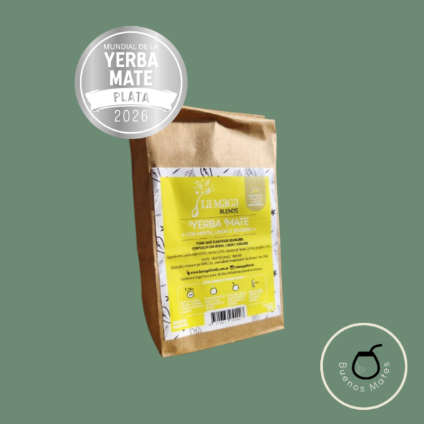 Producto - Yerba La Maga con Limón, Menta y Jengibre 250grms