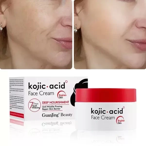 Producto - Crema facial de Ácido Kójico aclarante e iluminadera - GuanJing Beauty