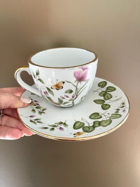 Producto - TAZA Y PLATO SWEET  GARDEN