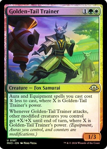Producto - Golden-Tail Trainer Foil  Modern Horizons 3