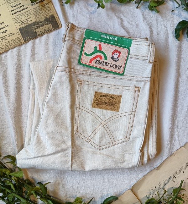 Producto - JEAN BLANCO "ROBERT LEWIS" NUEVO
