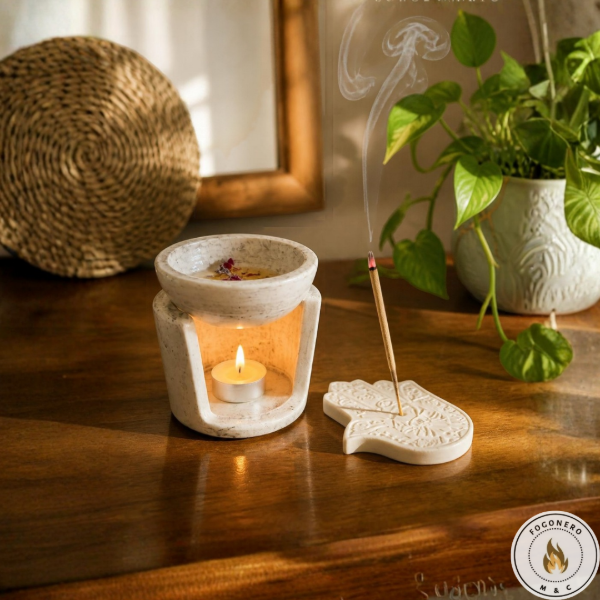 Producto - Kit Hornito Aromático + Porta Sahumerio - 0