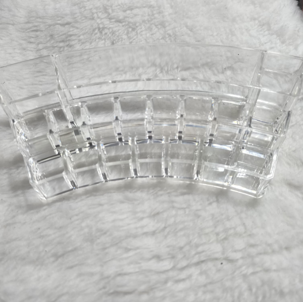 Producto - Organizador de maquillaje acrilico curvo 19 divisorios 27,5cm - 3