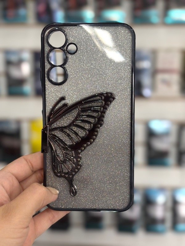 Producto - Case mariposa negra A15