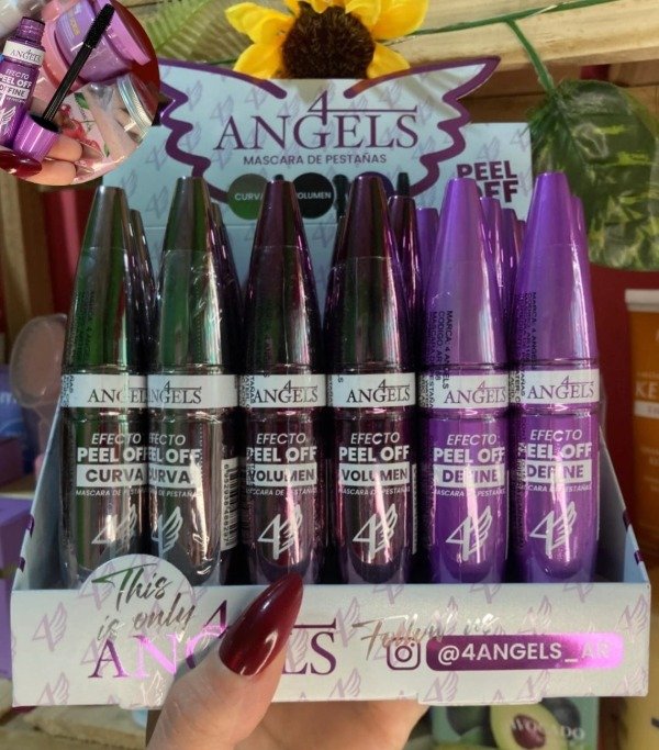 Producto - MÁSCARA DE PESTAÑAS - 4 ANGELS X3 UNIDADES