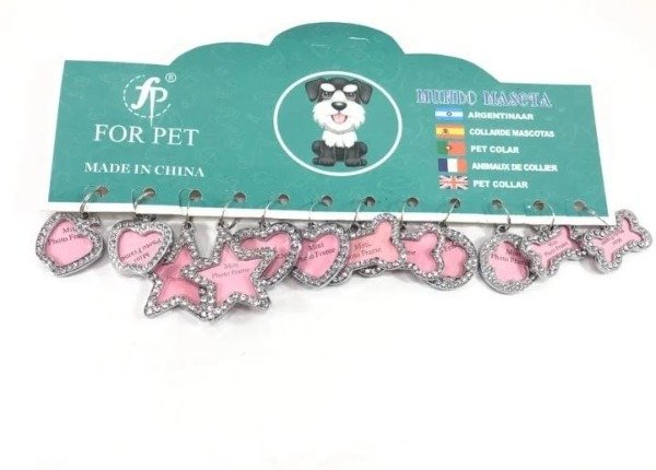 Producto - CHAPITA C/FORMA DIAMANTEx12 #01393