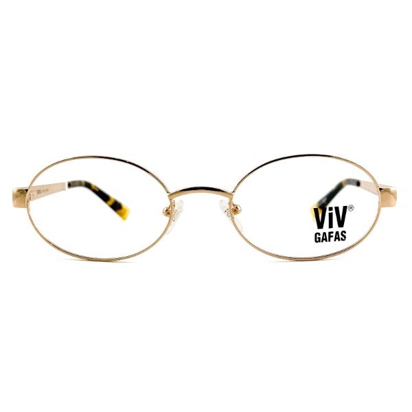 Producto - ViV NU761 Metal Dorado Ovalado - 0