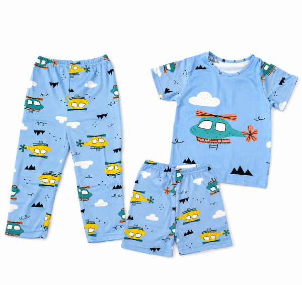 Producto - PIJAMA 3 PIEZAS NIÑO ALGODÓN - 0