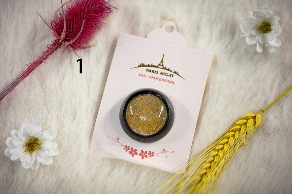 Producto - Polvo espejo solido DORADO - Paris Night