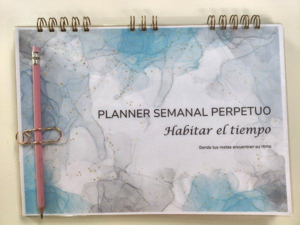 Producto - Planner Semanal Perpetuo Habitar el Tiempo