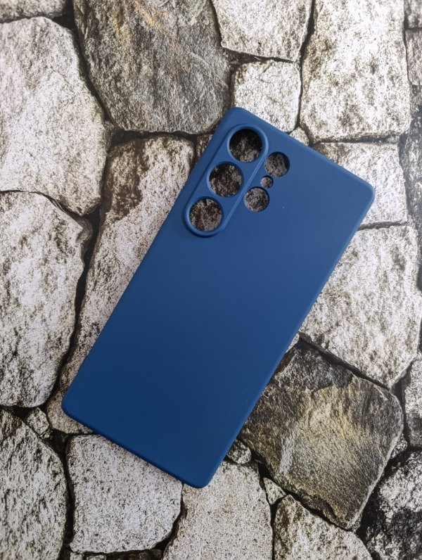 Producto - Funda silicone case Samsung S25 Ultra azul oscuro