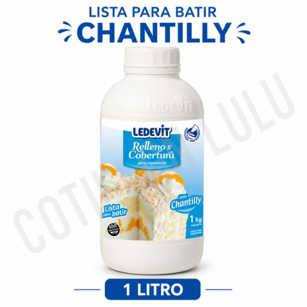 Producto - CREMA RELLENO Y COBERTURA CHANTILLY LEDEVIT 1kg