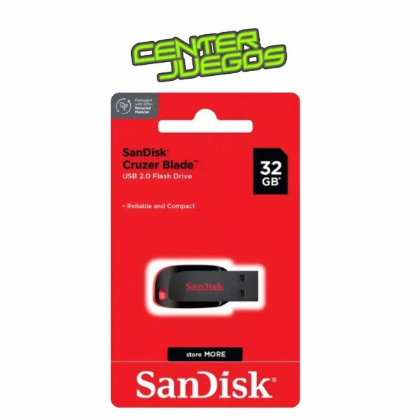 Producto - PEN DRIVE SANDISK 32GB USB 2.0