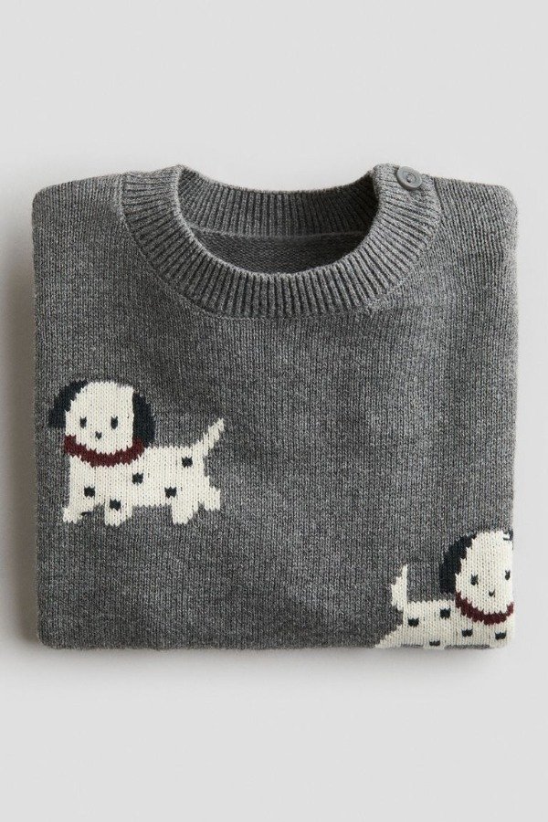 Producto - Sweater HyM perrito gris - 1