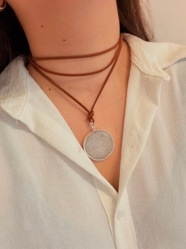Producto - Collar cuarzo luna - 1