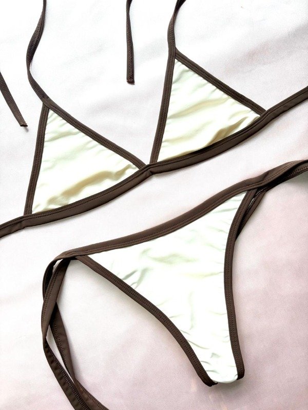 Producto - Bikini Marfil con Chocolate - 1