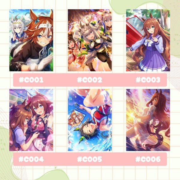 Producto - Umamusume Pretty Derby 2 // Postales holográficas - 3
