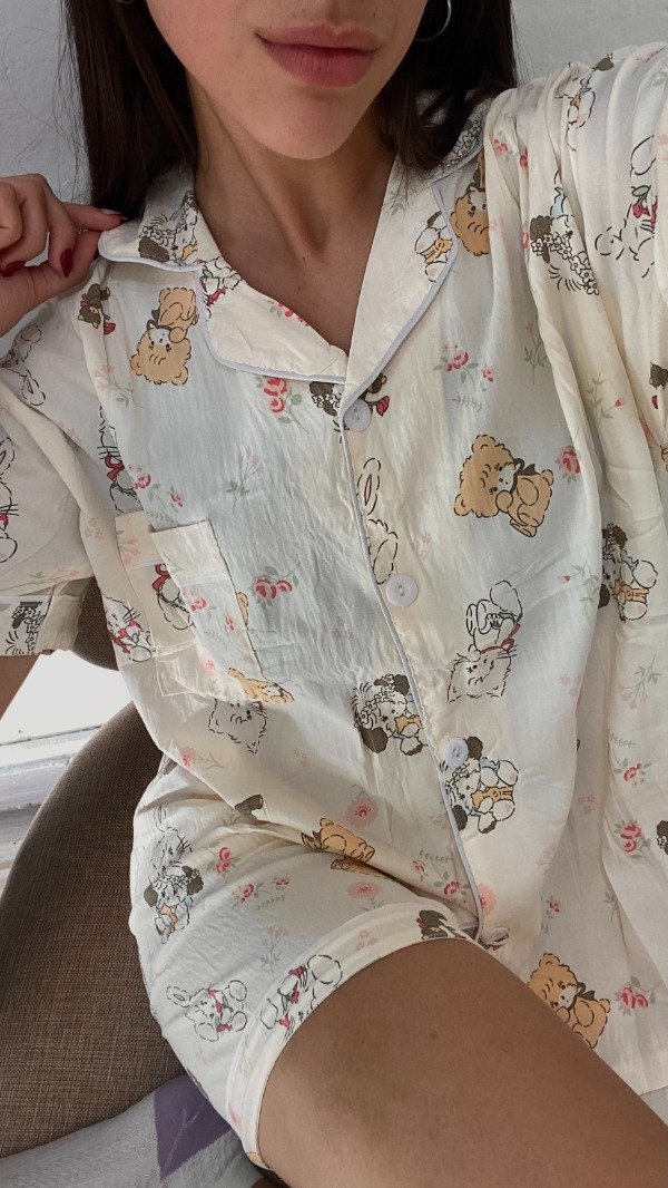 Producto - Pijama Camisero 3 Pzas - 11