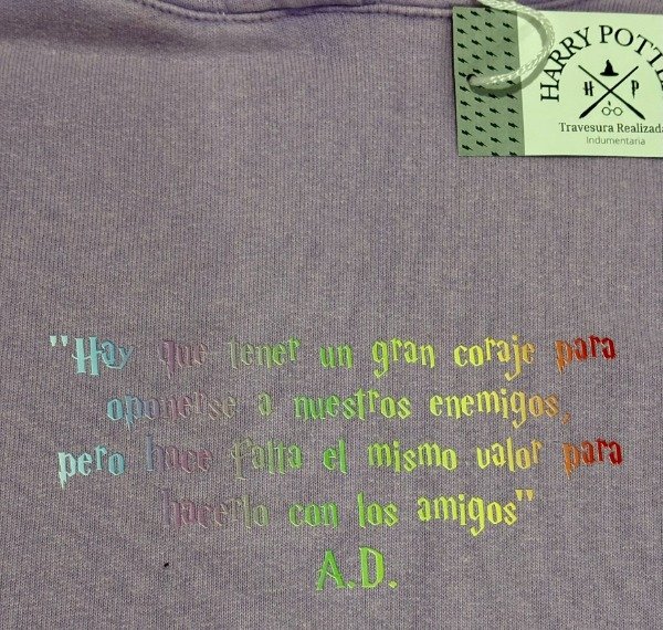 Producto - Buzo AMISTAD Escudo 93/4 lila