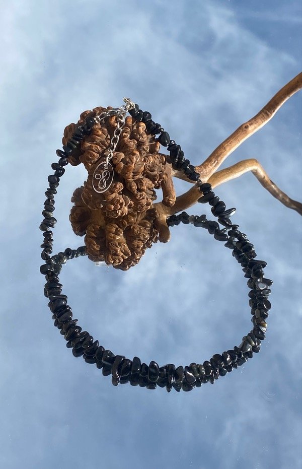 Producto - Gargantilla Amuleto Obsidiana Protección y limpieza energética. - 2