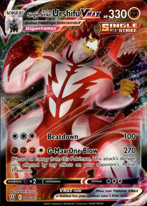 Producto - Single Strike Urshifu VMAX - 086/163 - Battle Styles