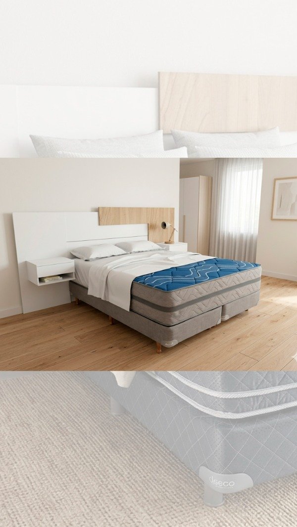 Producto - Colchón con sommier Faraón 140 x 190cm