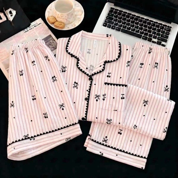 Producto - Pijama rosa de lazos - 2