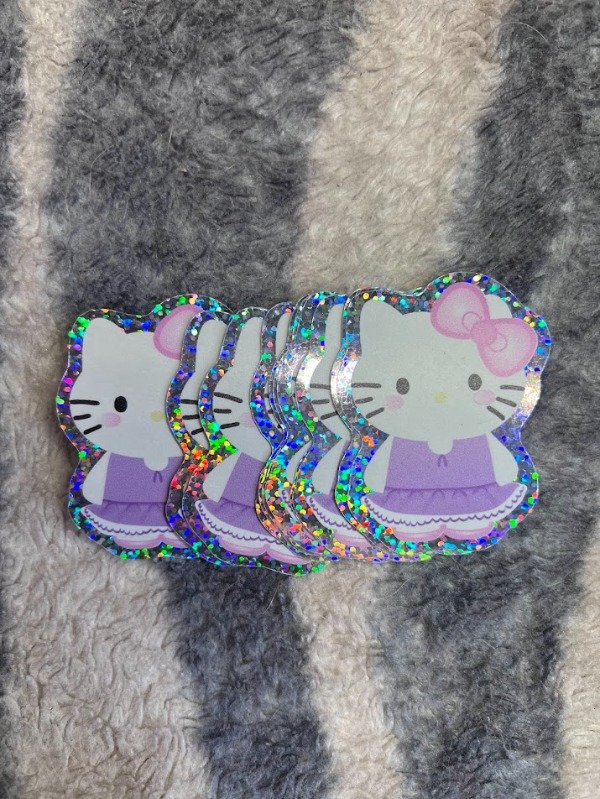 Producto - KITTY vestidito violeta sticker