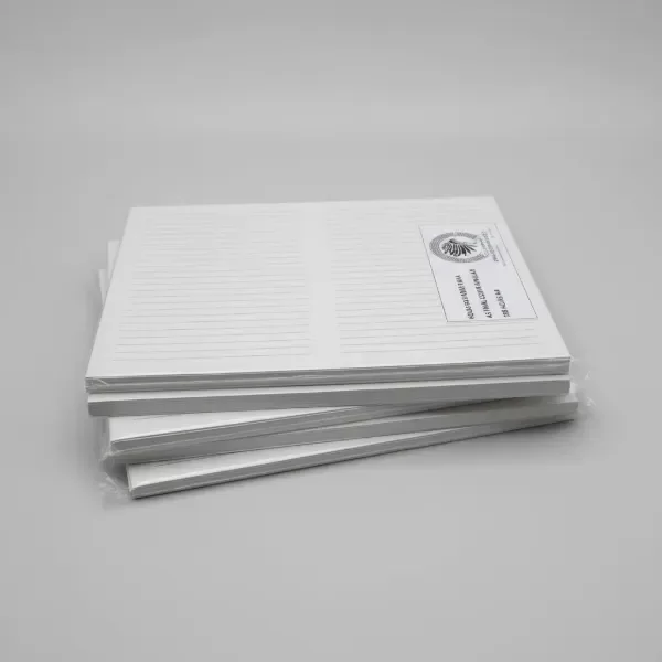 Producto - BOOKCEL A4 RAYADAS PARA ANILLAR O COSER DE 80GRS PAQUETE POR 100 HOJAS