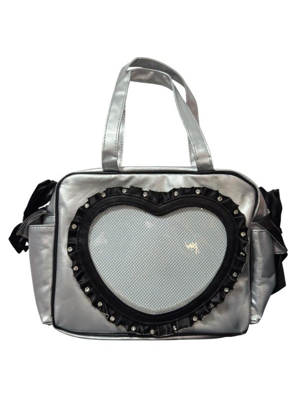 Producto - Carterita plateada Lolita Kawaii