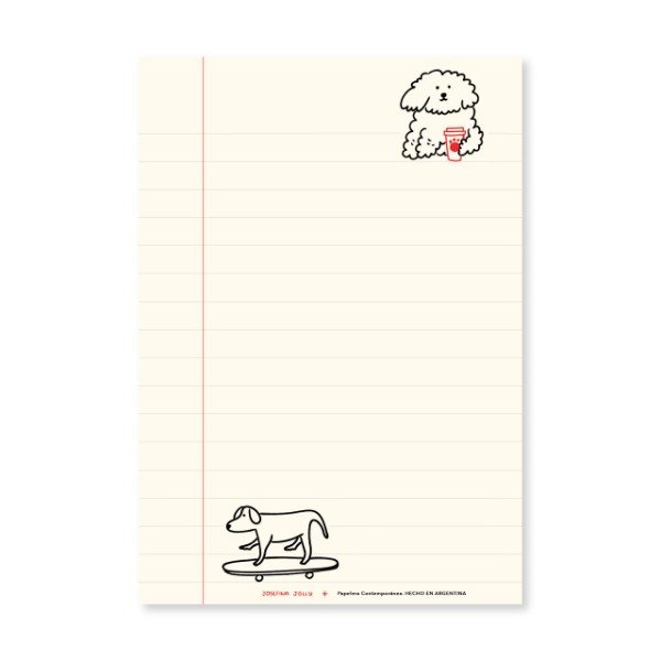 Producto - Block perritos café