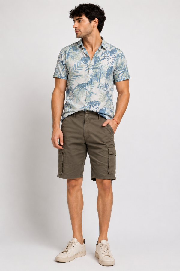 Producto - 178 - Bermuda Gabardina Premium Cargo - 0