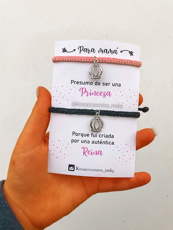 Producto - Pulseras del día de la madre con corona