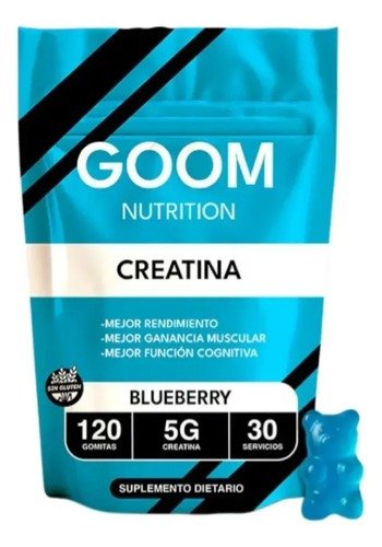 Producto - Gomitas Creatina Goom Nutrition Blueberry