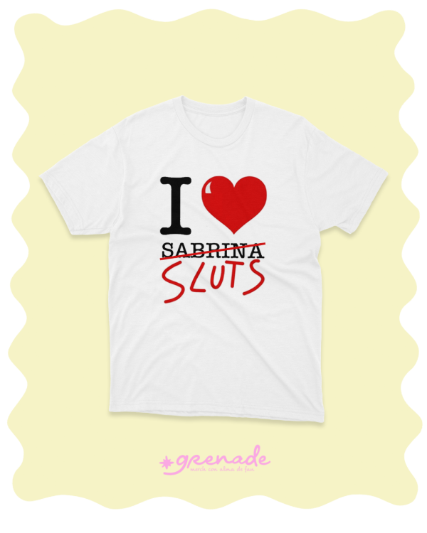 Remera "i love sabrina"