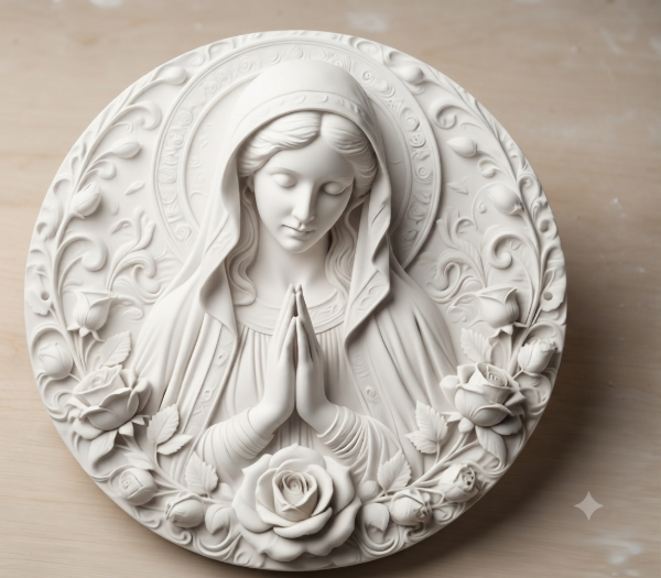 Producto - Molde tag perfumero Virgen