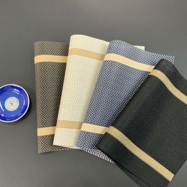 Producto - INDIVIDUAL X6PC 45X35CM RAYA DORADO