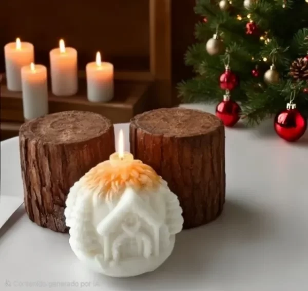 Producto - Molde navidad esfera casita - 2