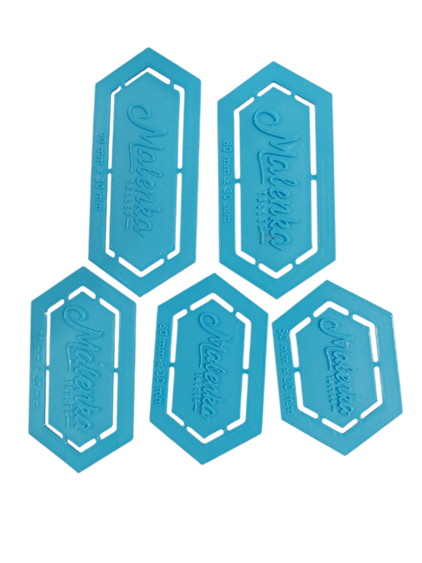 Producto - Plantilla exagono largo 30