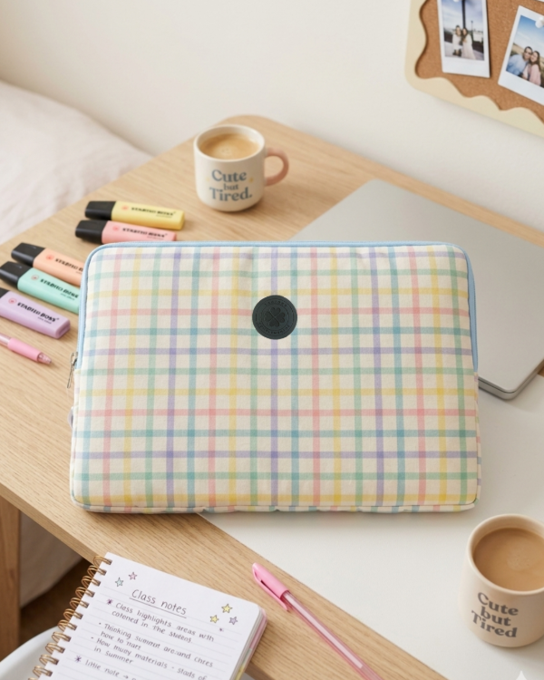 Producto - Funda Cuadrille Pastel.