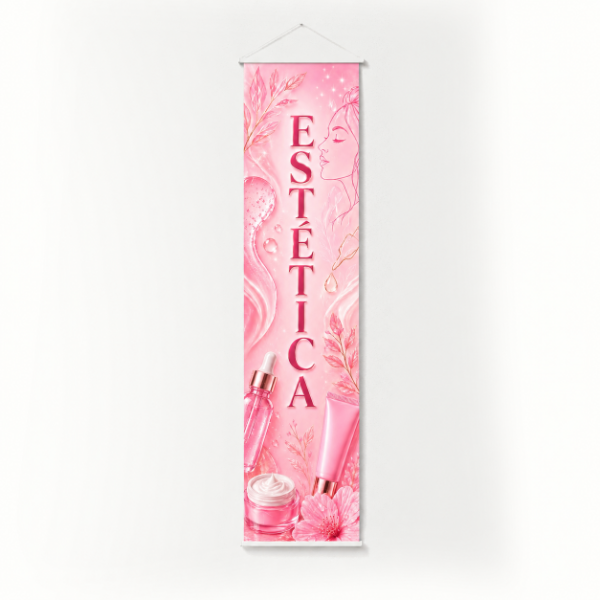 Producto - Lona Banner Estetica 100x25cm