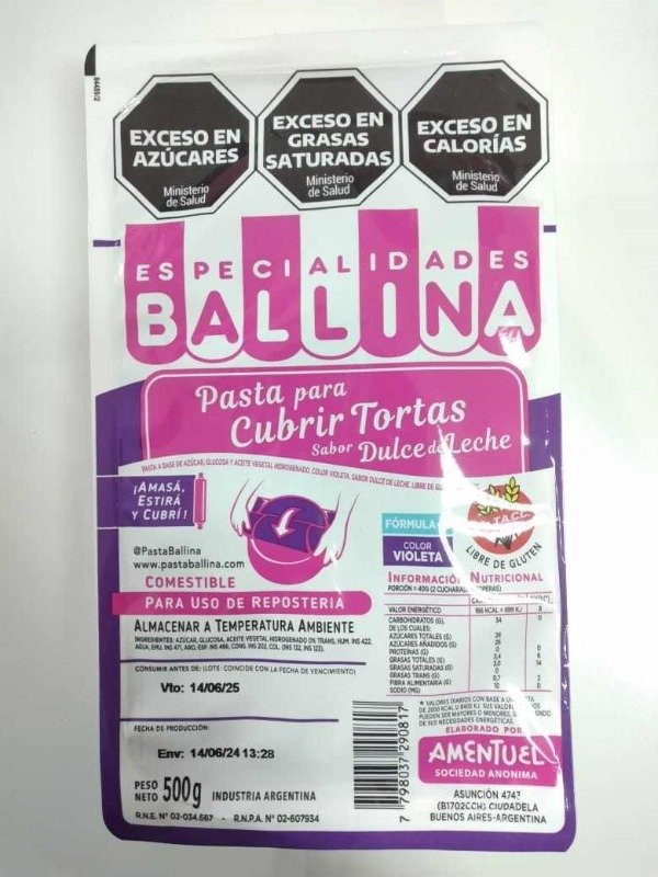 Producto - Pasta Ballina Colores