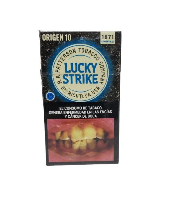 Producto - LUCKY STRIKE ORIGEN CONVERTIBLE BOX 10